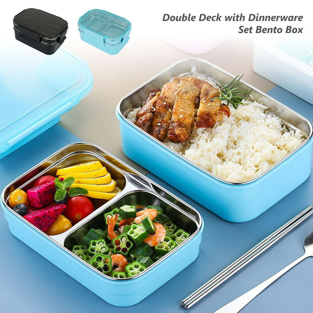 Children Stainless Steel Lunch Box Picnic Office Bento School Food Container